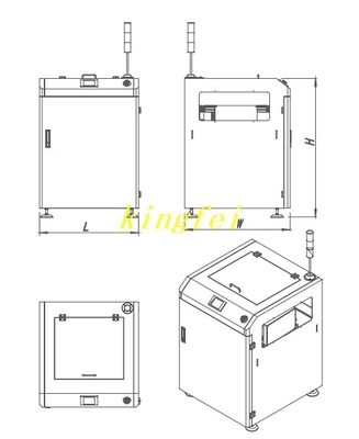 SMT Line Loader Unloader Machine Corner Machine Máy chuyển PCB Máy chuyển