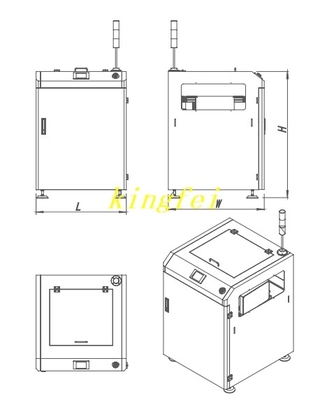 SMT Line Loader Unloader Machine Corner Machine Máy chuyển PCB Máy chuyển