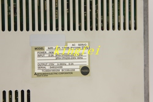 JUKI PN 40026788 FX1R YA Driver MR-J2S-100B-PY096 JUKI FX1R Thiết bị phụ kiện máy